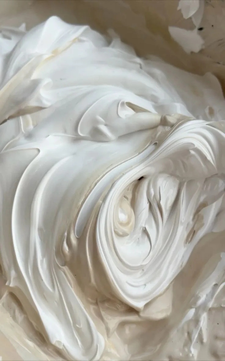Meringa con Panna Fresca e Mirtilli
